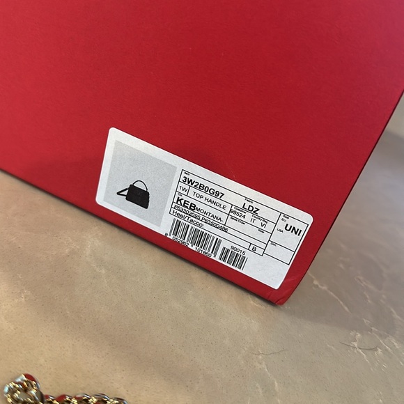 Valentino Garavani Vsling iconograph V logo sequin top handle crossbody bag NIB - Picture 12 of 14